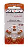 Baterii auditive zinc-aer Rayovac Extra Advanced 312