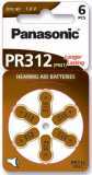 Baterii audtitive zinc-aer Panasonic PR312
